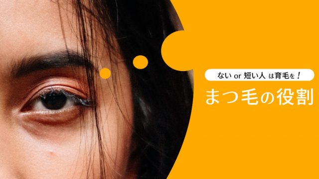 まつ毛の役割は目を異物や乾燥から守ること！【ない・短い人は育毛を】
